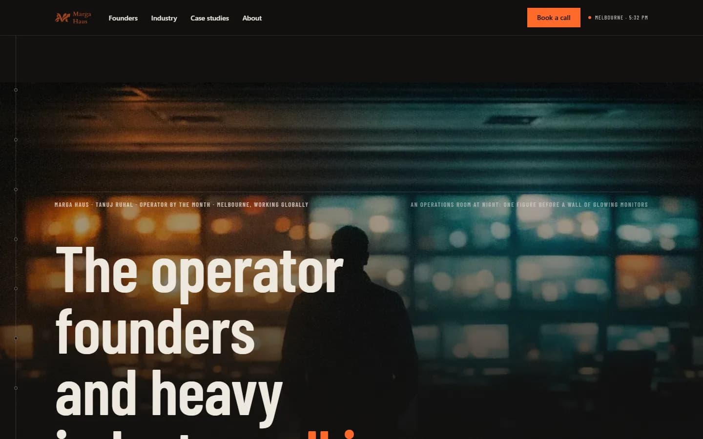 Marga Haus home page, a TradeDraft Studios site